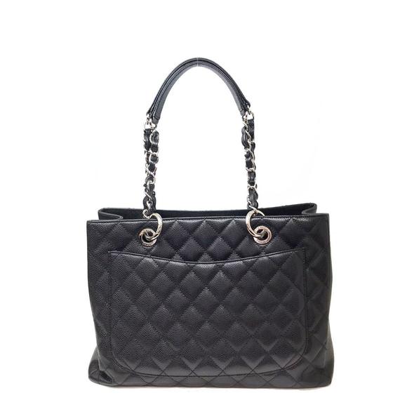 Chanel Tote Caviar GST Skin Shoulder Bag Black - Picture 1 of 15